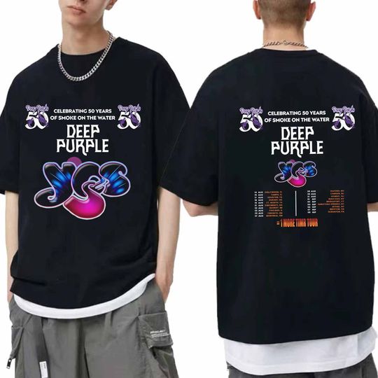 Deep Purple = 1 More Time 2024 Tour Shirt