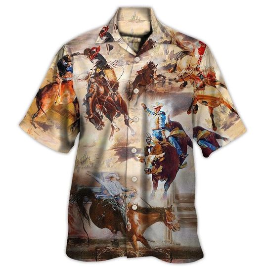 Western American Printed Men's Shirt 3d Horse Short Sleeve Tops Male Clothes Collar Casual Blouse New Hot,Summer Hawaiian
