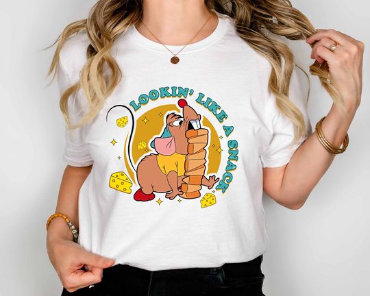 Disney Gus Gus Mouse Looking Like A Snack Shirt