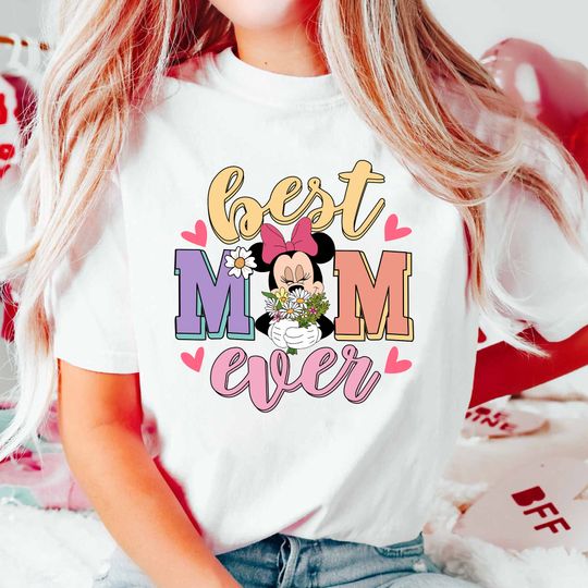Best Mom Ever Shirt, Minnie Mouse Mom Shirt, Mothers Day Shirt