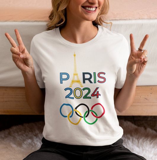 Paris 2024 Olympics Games shirt, Sports Fan Friend Gift, Travel To France for 2024 Olympics T-Shirt, Paris France Shirt, Eiffel Tower shirt