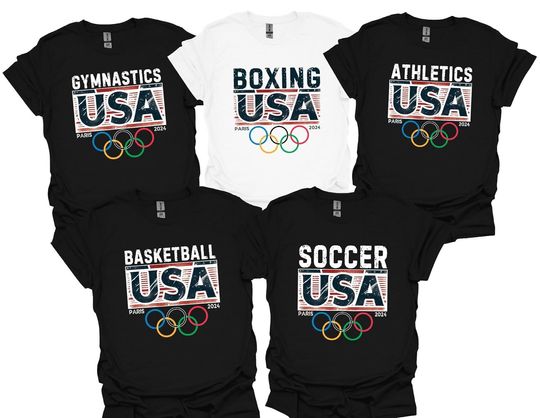 Paris 2024 Olympics Shirt, Olympics 2024 T-shirt, Olympic Team USA Shirts, Team USA Paris 2024, USA Olympic Team Shirts