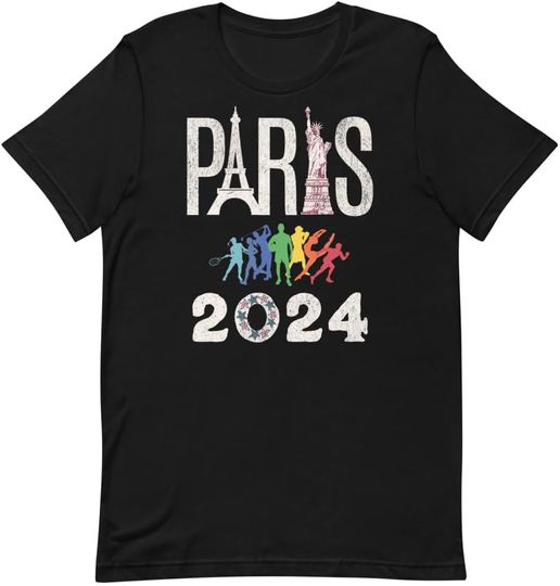 Paris 2024 Olympic Games t Shirts, Olympics 2024 Tshirt, Olympics Fan Merch