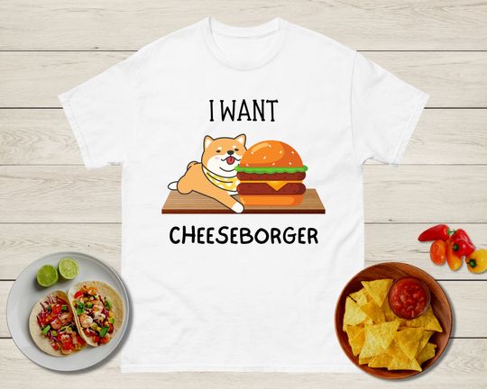 Cheeseburger shirt, Burger Shirt, Funny Burger Shirt