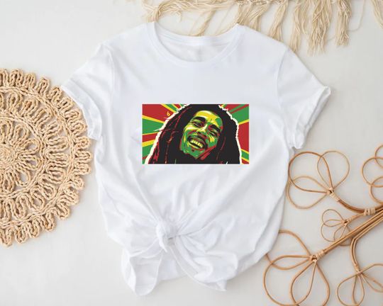 Bob Marley T-shirt, Graphic T-Shirt, Gift Ideas