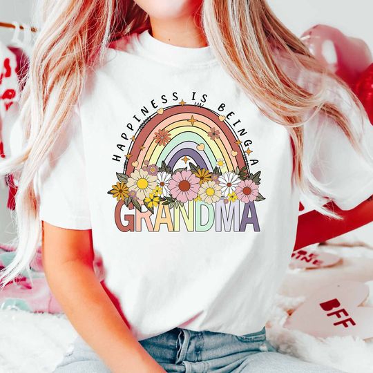 Happiness Is Being Grandma Shirt, Grandma Shirt, Gift For Grandma Mother's Day
