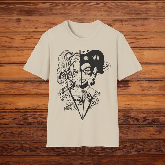Harley-Quinn T-Shirt - Vibrant Comic Fan Tee, Casual Superhero Wear, Perfect Gift for DC Enthusiasts