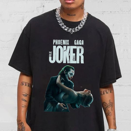 Joker 2 Folie  Deux 2024 Movie Shirt, Ld ga and Joaquin Phoenix Shirt, Joker Harley Quinn Fan Gift, Joker 2024 Shirt, Movie Shirt