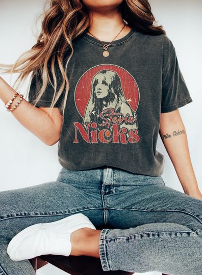 Stevie Nicks Shirt, Landslide Lyrics On Back Side Unisex Shirt