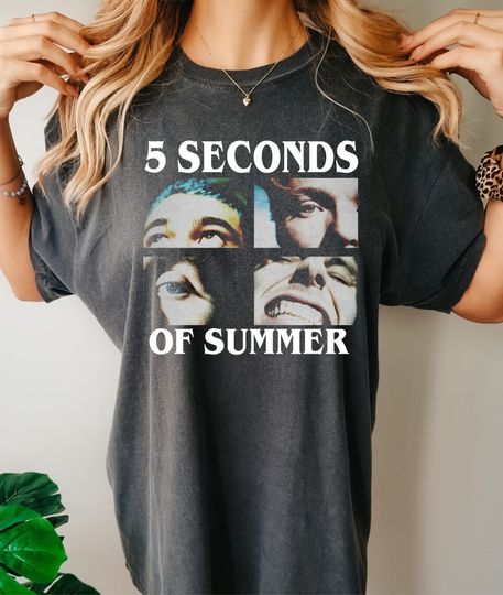 5 Seconds Of Summer T-Shirt, 5SOS Merch, 5SOS 2023, 5 Seconds Of Summer Music