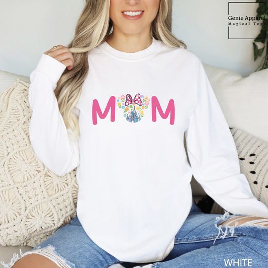 Disney Castle Mom Shirt, Comfort Colors Disney Shirt,  Disney Mothers Day Shirt, Disney Mom Shirt, Disney Woman Shirt, Disney Castle, 151042