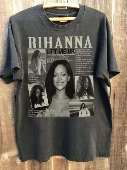 Retro 90s Bootleg Shirt, Rihanna Vintage Shirt, Rihanna Merch, Rihanna Lift Me Up Shirt