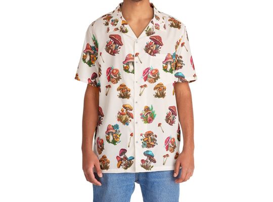 Mushroom Hawaiian Shirts - Mushroom Shirt