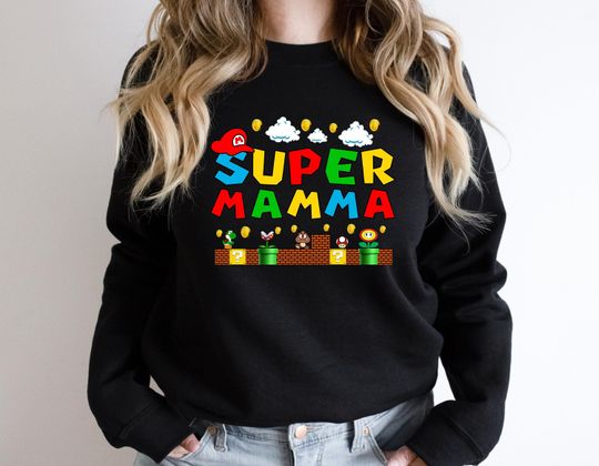 Super Mamma Sweatshirt, Super Mama Sweatshirt, Funny Mother Gift, Gift for Mom