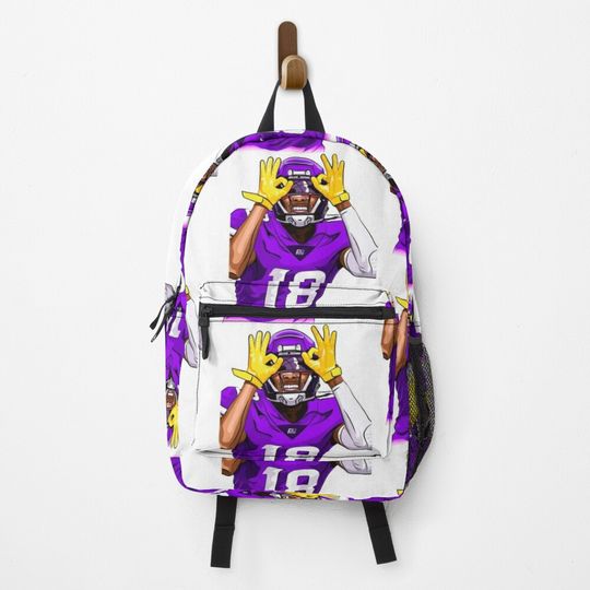 Justin Jefferson Griddy Backpack, Justin Jefferson Football Backpack