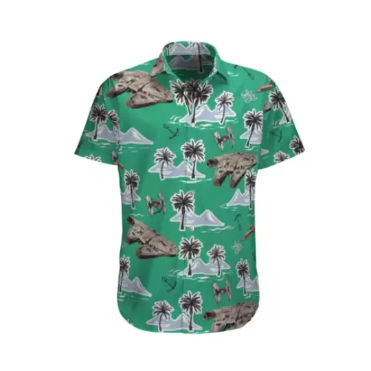 Tropical Island Empire With All Hawaiian, Summer Party Shirt, Buttom Down Shirt