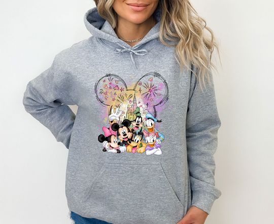Mickey And Friends Hoodie, Mother's Day Gift, Happy Mother's Day