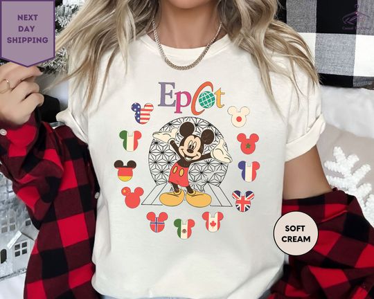 Disney Epcot T-shirt, World Traveler Shirt, Disney Vacation T-shirt, Epcot Disneyworld Shirts, Disney Family Matching T-shirt, Epcot Shirt