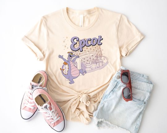 Disney World Figment Epcot Shirt, Purple Dragon Shirt, Figment Est 1983 Shirt, Disney Epcot Shirt, Matching Disney, Figment Shirt For Kids