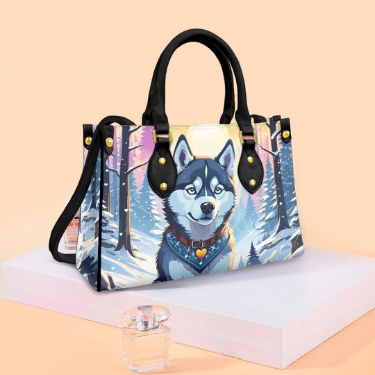 Husky Leather Bags, Dog Lover Gift