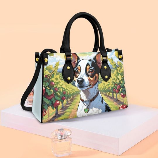 Rat terrier Leather Bags, Dog Lover Gift