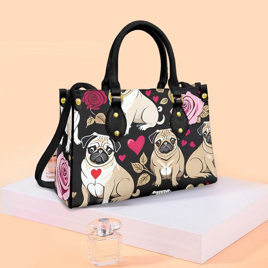 Pug Leather Bags, Dog Lover Gift