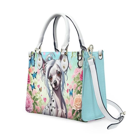 Chinese Crested Leather Bags, Dog Lover Gift