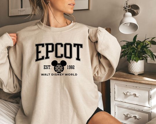 Disney Epcot 1982 Sweatshirt,Walt Disney World Sweatshirt,Disney Family Trip Shirt, Vintage Walt Disney World