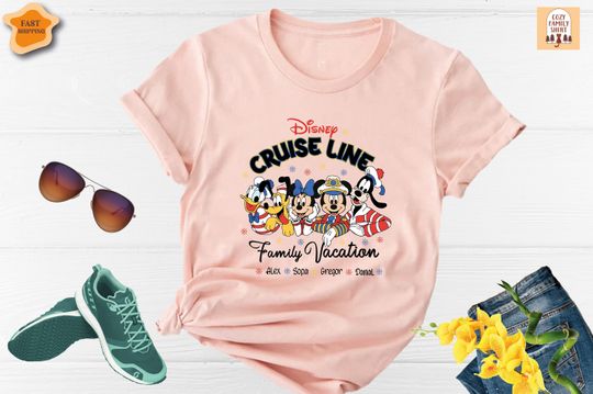 Disney Cruise Line Vacation Shirt, Mickey and Friends Shirt