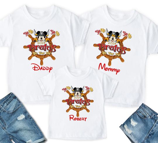 Disney Pirate Shirt, Disney Family Cruise Shirt