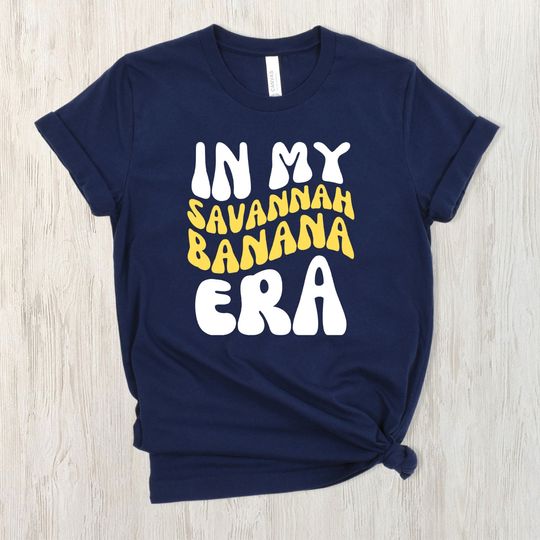 In My Savannah Banana Era Baseball T Shirt, Savannah Banana Baseball Tee, Mens and Women's Bananas t Shirt, Unisex Jersey Short Sleeve Tee