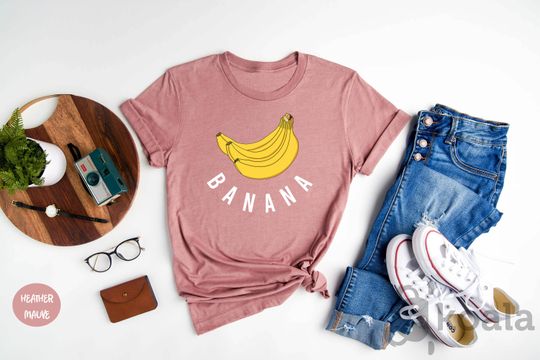 Yellow Banana Shirt, Banana Shirt, Banana Gift, Banana Lover Shirt, Banana Fan Shirt, Banana Fan Gift, Fruit Shirt, Banana Tee, Fruit Gift