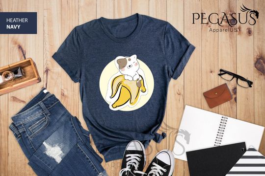 Banana Cat Shirt, Cat Shirt, Banana Shirt, Banana Lover Shirt, Cat Lover Shirt, Cat Owner Shirt, Cat Mom Shirt, Cat Lover Gift, Funny Cat