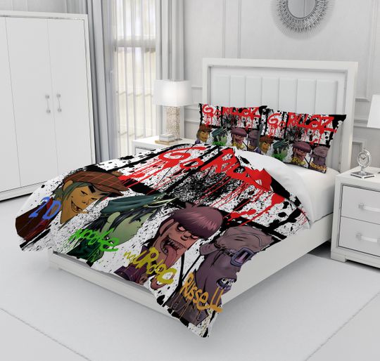 Gorillaz Bedding Set, Bedroom Decoration