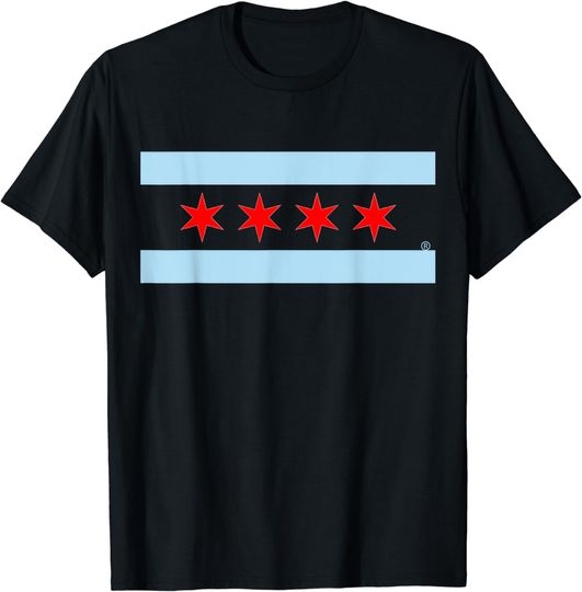 Chicago Flag Home Love Family T-Shirt
