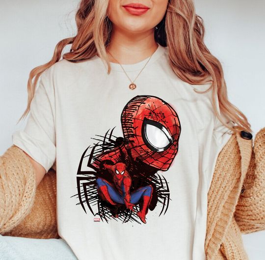 Vintage 90s Marvel The Amazing Spider Man Shirt, Marvel Avengers Spiderman Tshirt, Retro Spiderman Comic Shirt, Spiderman Lover Tee