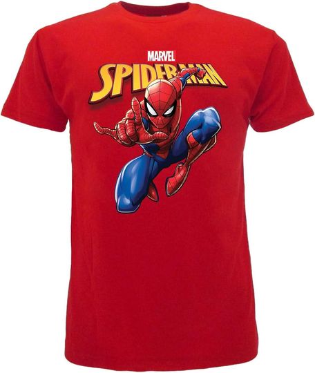 T-Shirt Spiderman Original Spider-Man Red Spider Man Official Marvel T-shirt Baby Boy