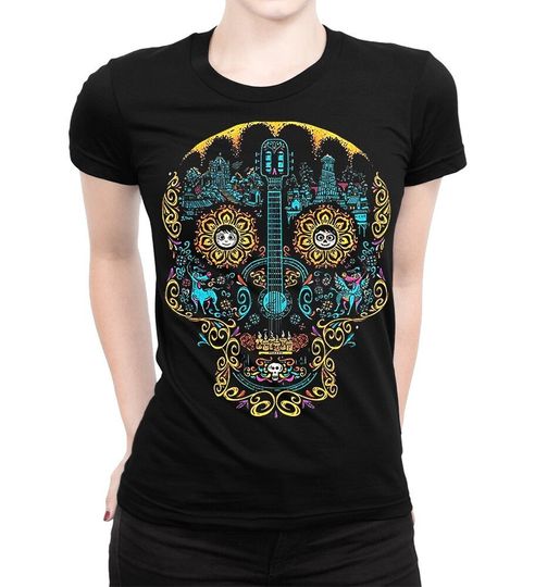 Coco Cartoon Skull Unisex T-Shirt