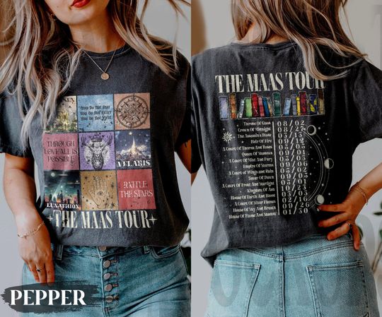 Vintage Sarah J. Maas Eras Tour  Shirt, The Maas Tour T Shirt