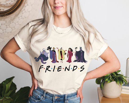 Disney Evil Friends Shirt, Disney Evil Queen Tee, Disney Villains Shirt, Evil Friends Matching, Disney Witches Shirt, Maleficent Shirt