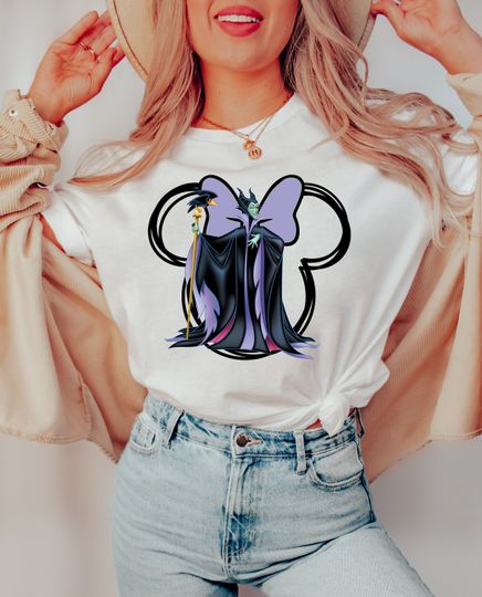 Maleficent Shirt, Disney Maleficent Shirt, Maleficent Varsity Shirt, Villains Maleficent Tees, Disney Girl Trip Shirt, DW Maleficent Shirt