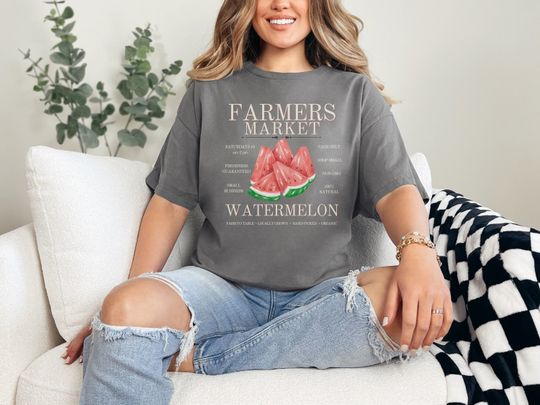 Watermelon T-Shirt, Fruit Graphic Tee