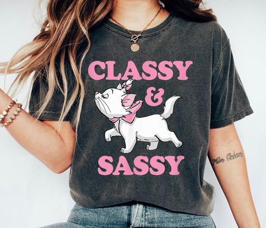 Marie Classy & Sassy Shirt, Marie T-Shirt, The Aristocats Tee