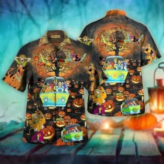 Scooby Doo Happy Halloween scooby doo shirt, scooby 3D Hawaii Shirt