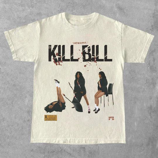 Vintage 90s Bootleg Style SZA Kill Bill T-Shirt