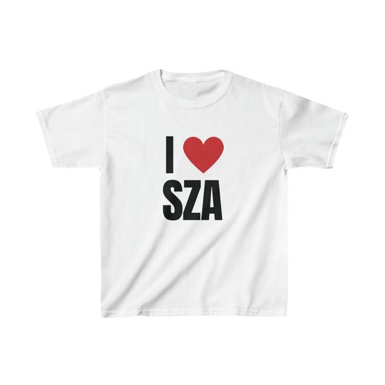 I heart SZA baby tee, SZA shirt, sza t shirt, sza tee