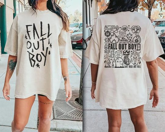 Fall Out Boy Doodle 2024 Shirt, Fall Out Boy Band Fan Shirt, So Much (For) Stardust Tour Shirt, Fall Out Boy Concert 2024 Shirt