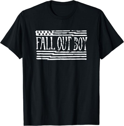 Fall Out Boy - Split Flag T-Shirt