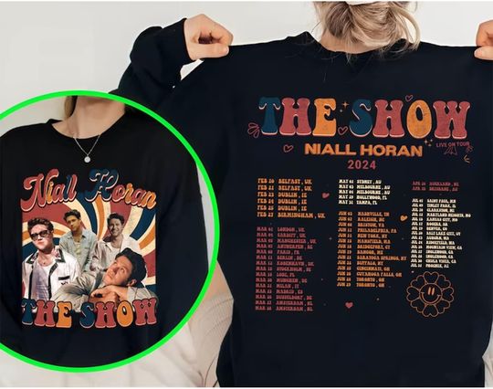 Niall Horan The Show Live On Tour 2024 Sweatshirt, Niall Horan 2024 Concert Sweatshirt