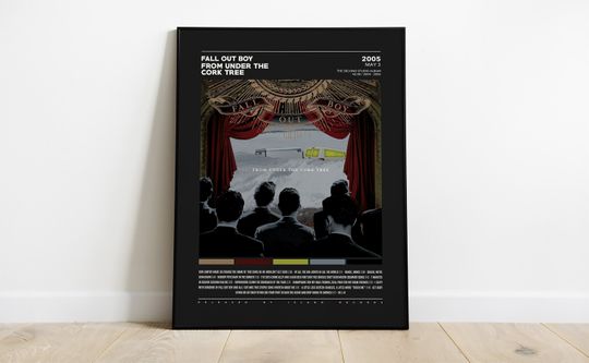 Fall Out Boy Posters / From Under The Cork Tree Poster / Fall Out Boy, Album Cover Poster, Poster Print Wall Art